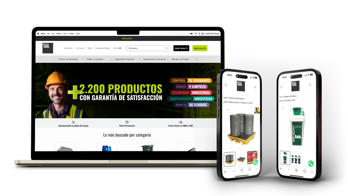 Ecoway: una tienda blend para integrar B2B y B2C en Shopify Plus