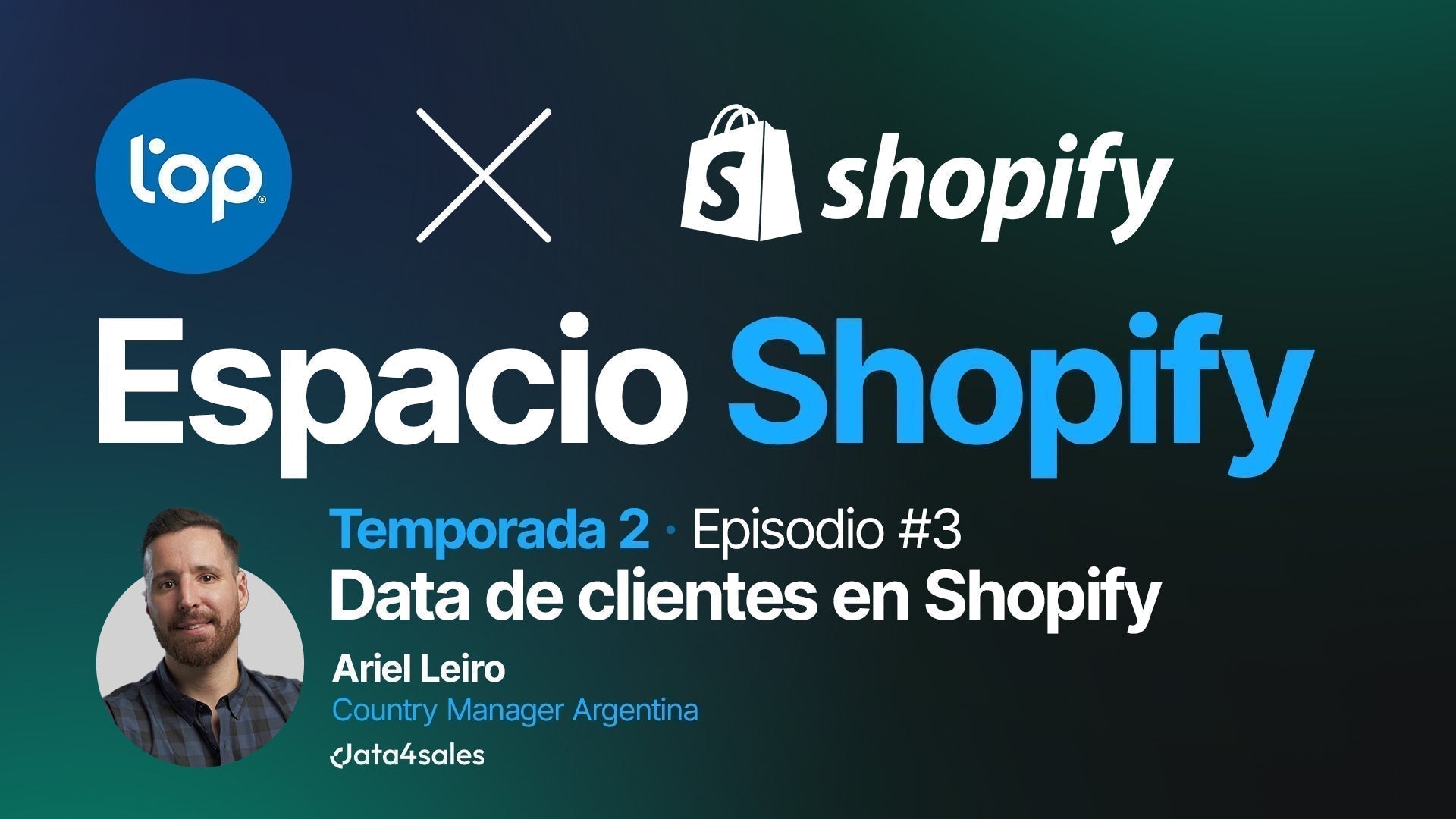 Espacio Shopify: Cómo usar la data para vender más