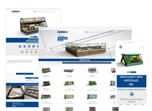 Desarrollo web de Costan site responsive. Productos con 360º, navegación drap and drog, videos, datos técnicos y galerías de fotos y videos.