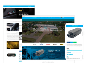 Desarrollo integral de sitio web institucional de Colven en la plataforma Shopify. 100% administrable. 