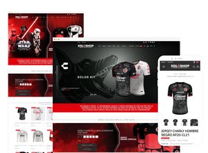 Desarrollo de la tienda online del equipo de fútbol mexicano Xolos. eCommerce multidiomas, con diferentes monedas e integrado con distintos medios de pago. Diseño de gráfica.